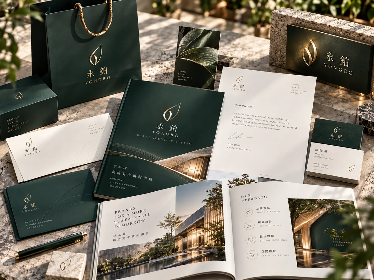 永鉑永續品牌識別 概念案例