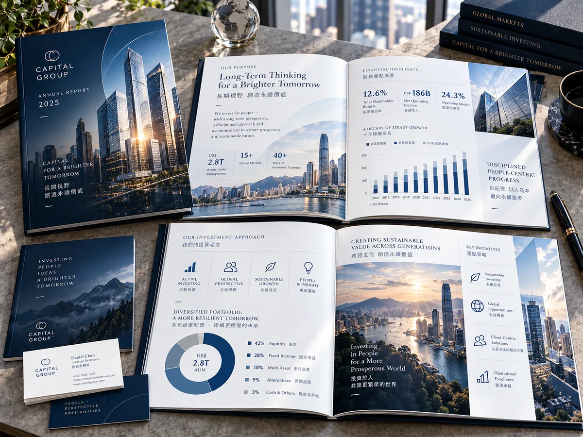 Capital Group 年度報告 概念案例